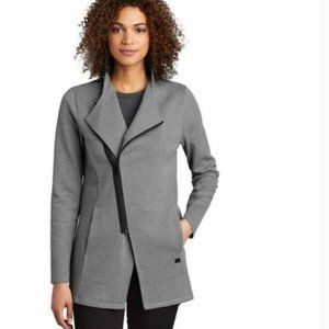 Hammer OGIO Womens Gray Asymmetrical Coolwick‎ Transition Jacket Sz. M